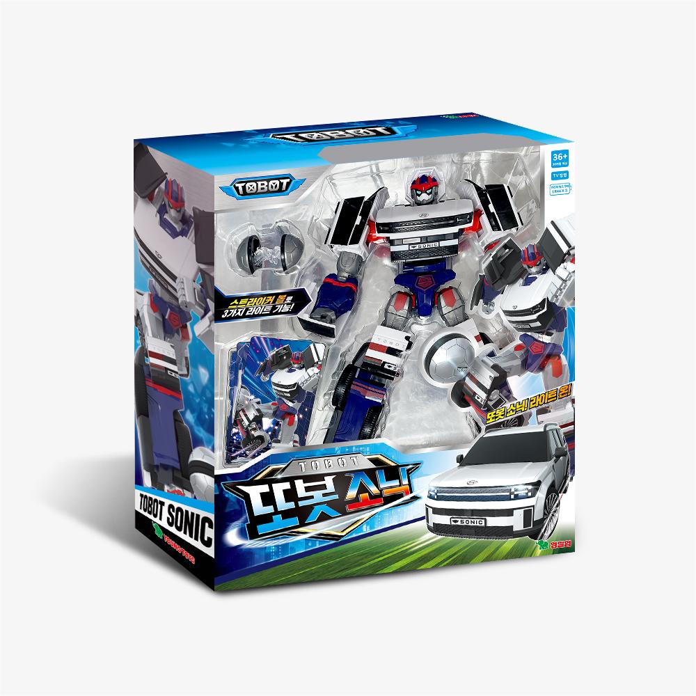 Young Toys Тобот Соник Большой Санта-Фе Трансформирующийся Робот Фигурка Действия