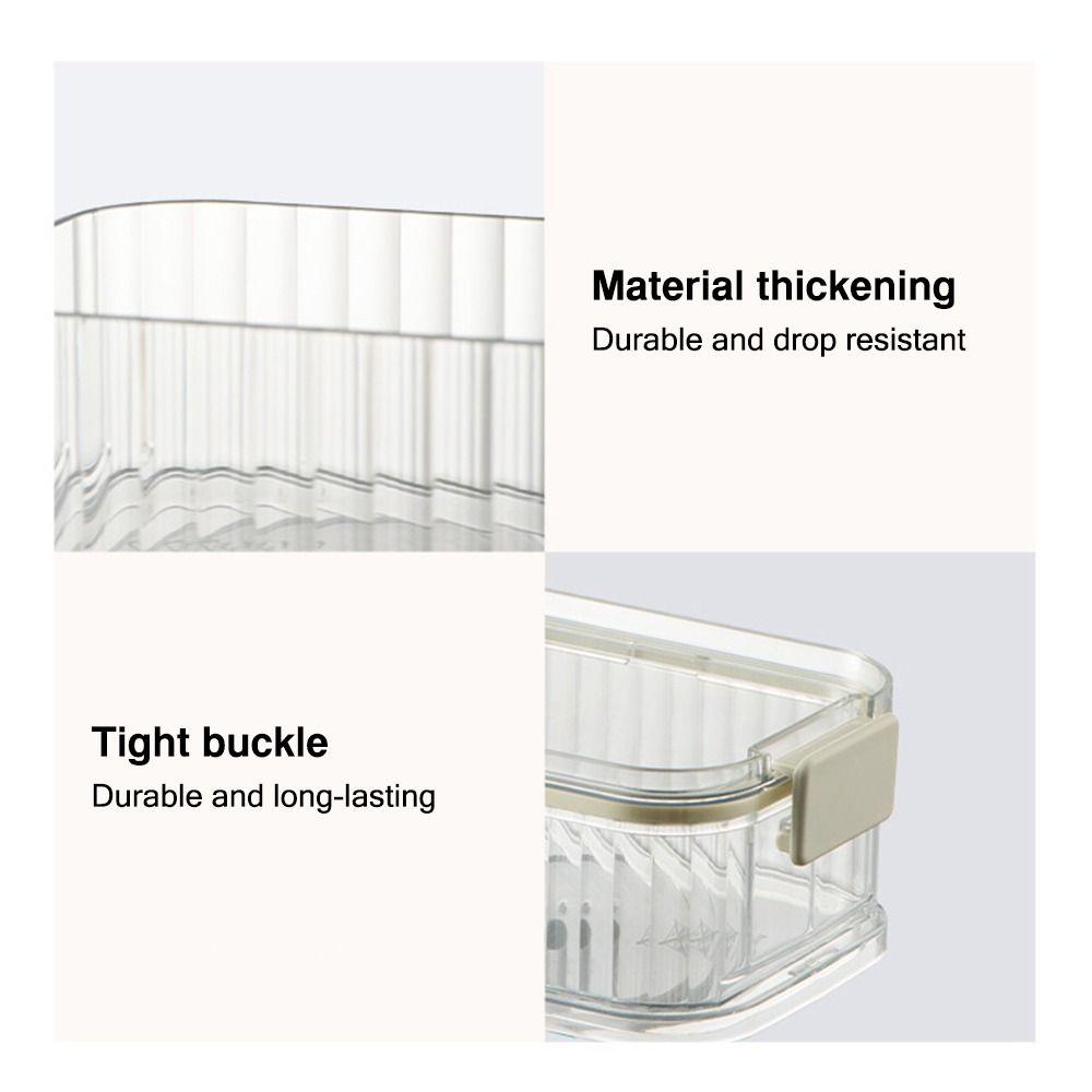 Transparent Sealed Jars Stacking Kitchen Sealed Boxs Durable Food Storage Box