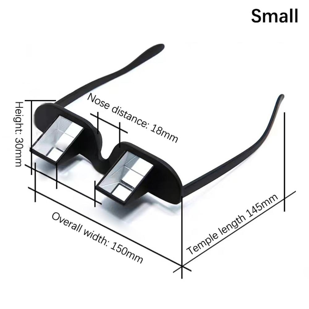 Seated View Lie Down Glasses TV Watching Prismatic Glasses NEW Sit View Prism Reading