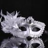 Dance Party Diamond Venetian Mask Feather Flower Wedding Carnival Performance Costume Sexy Lady Mask Masquerade Christmas