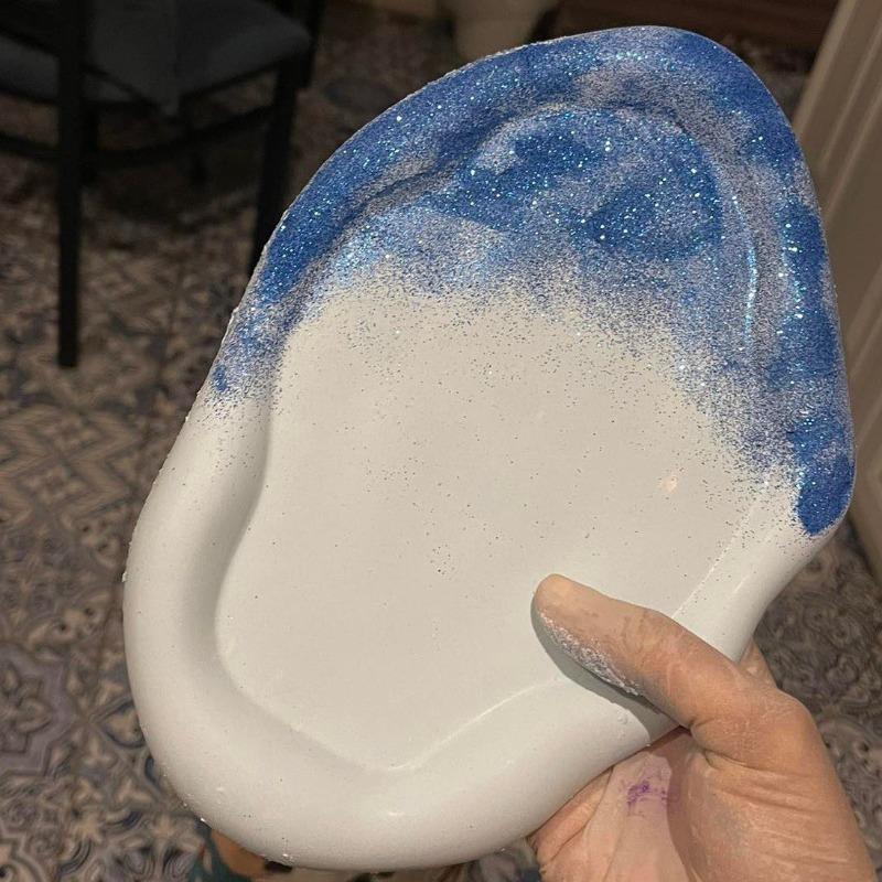 DIY Irregular Storage Tray Silicone Mould DIY Cushion Plate Gypsum Resin Mold Jewelry Storage Box Drip Mold Home Decoration Rrt