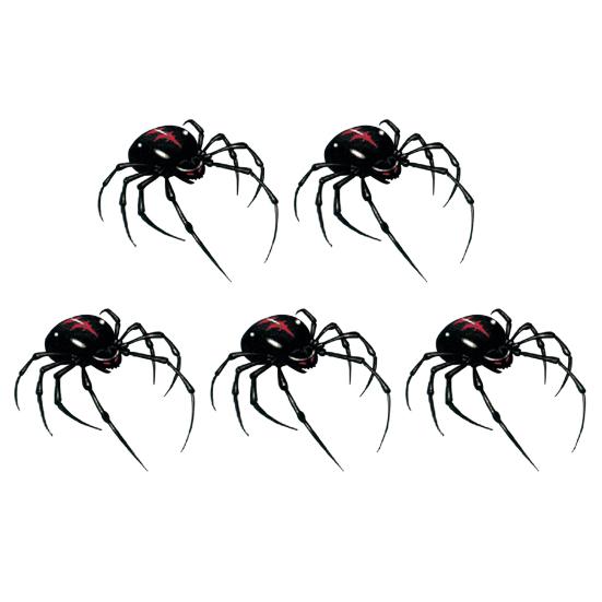 Временные тату-наклейки 3D Паук Водонепроницаемое боди-арт для шеи, руки