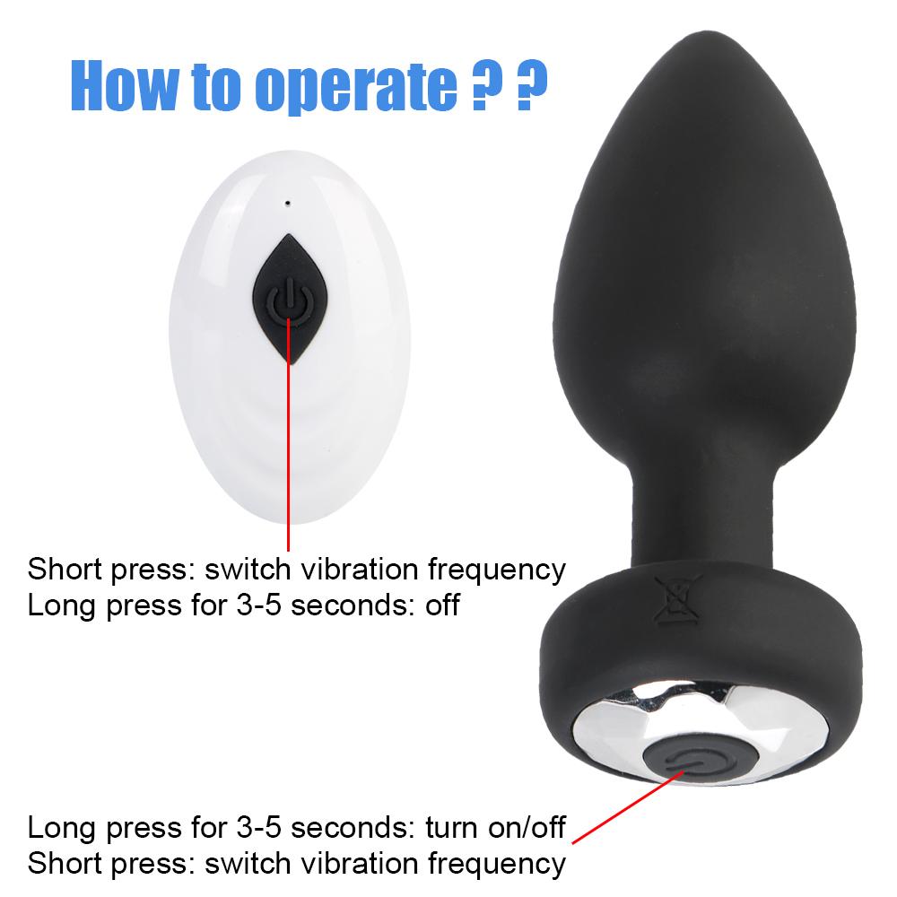Массаж простаты, секс-шоп, 10 частот, Анальная пробка, анальная пробка, вибратор, секс-игрушки для женщин и мужчин, товары для геев и взрослых