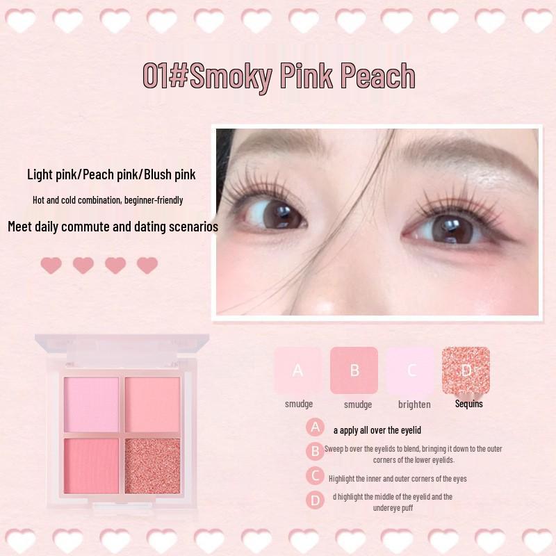 Helen Lady Multi-Use Nine-Color Eyeshadow Palette: Matte, Shimmer & Fine Glitter for Contouring and Makeup