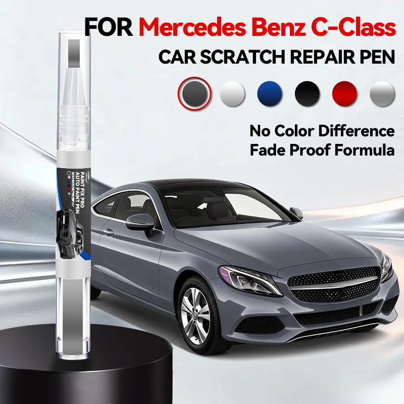 For Mercedes Benz C-Class 1993-2025 W204 W205 W206 Paint Repair Pen Touch Up Scratch Remover DIY Auto Accessories Black White