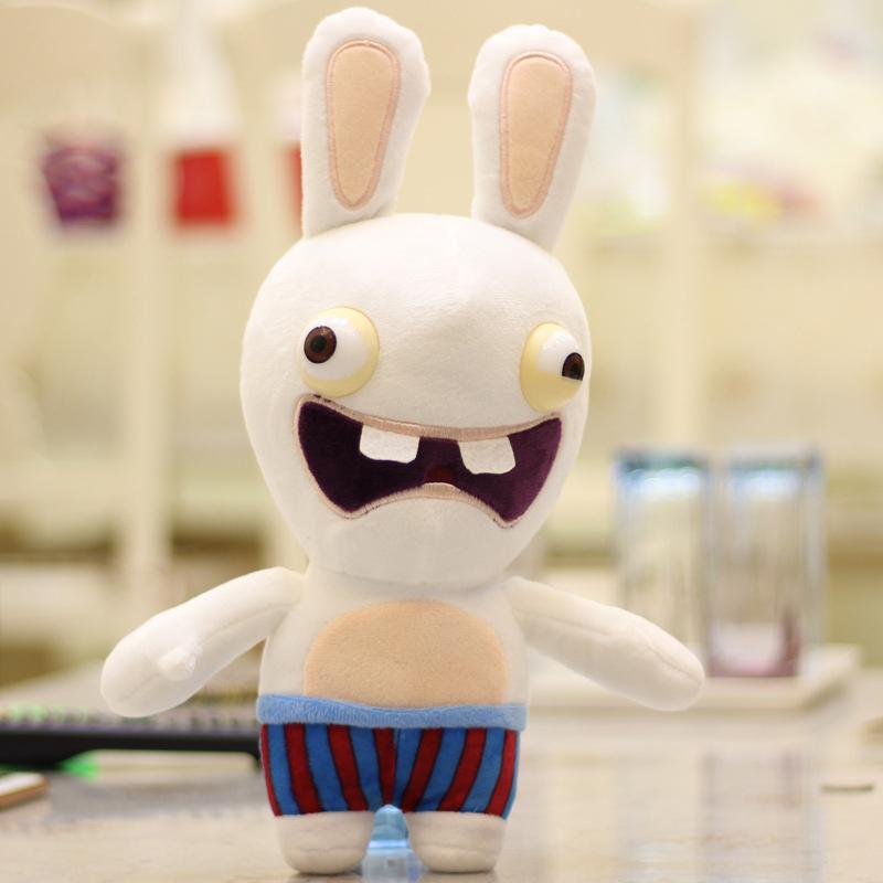 Funny Dog Toys Pet Puppy Chew Squeaker Squeaky Plush Sound Toy Crazy Rabbit Stuffed cotton bite Squeaking Toy for small dog