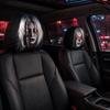 2 Pcs Ghost Headrest Covers 2D Stretch Neck Pillowcase Terrifying Car Interior Decor  Universal Fit