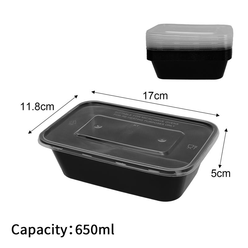 10/30pcs disposable Food Containers with Lids Plastic Bento Lunch Box Fruit Fridge Fresh-keeping Boxes Kitchen Food Storage