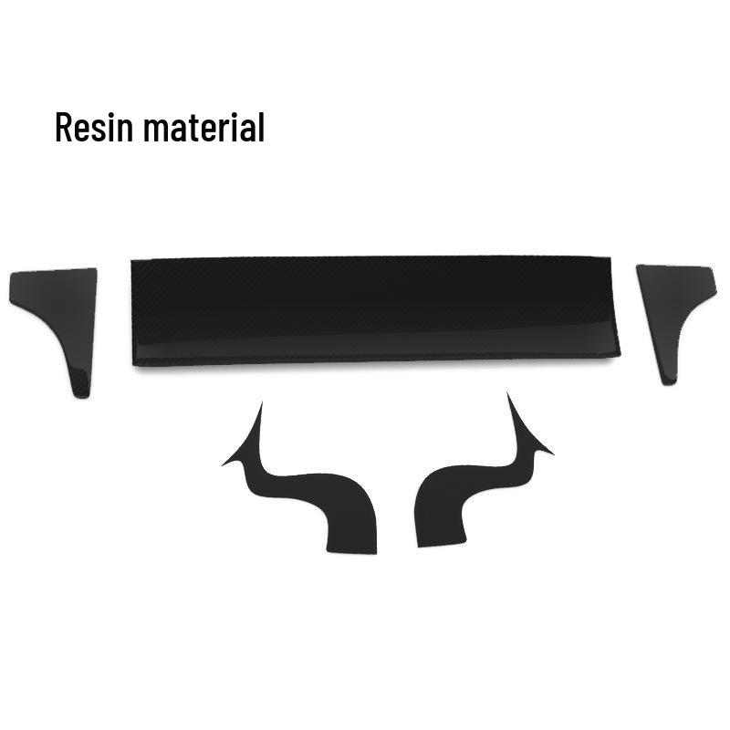 Carbon Fiber Rear Wing Spoiler for 2015-2023 Ford Mustang - High-Rise Design