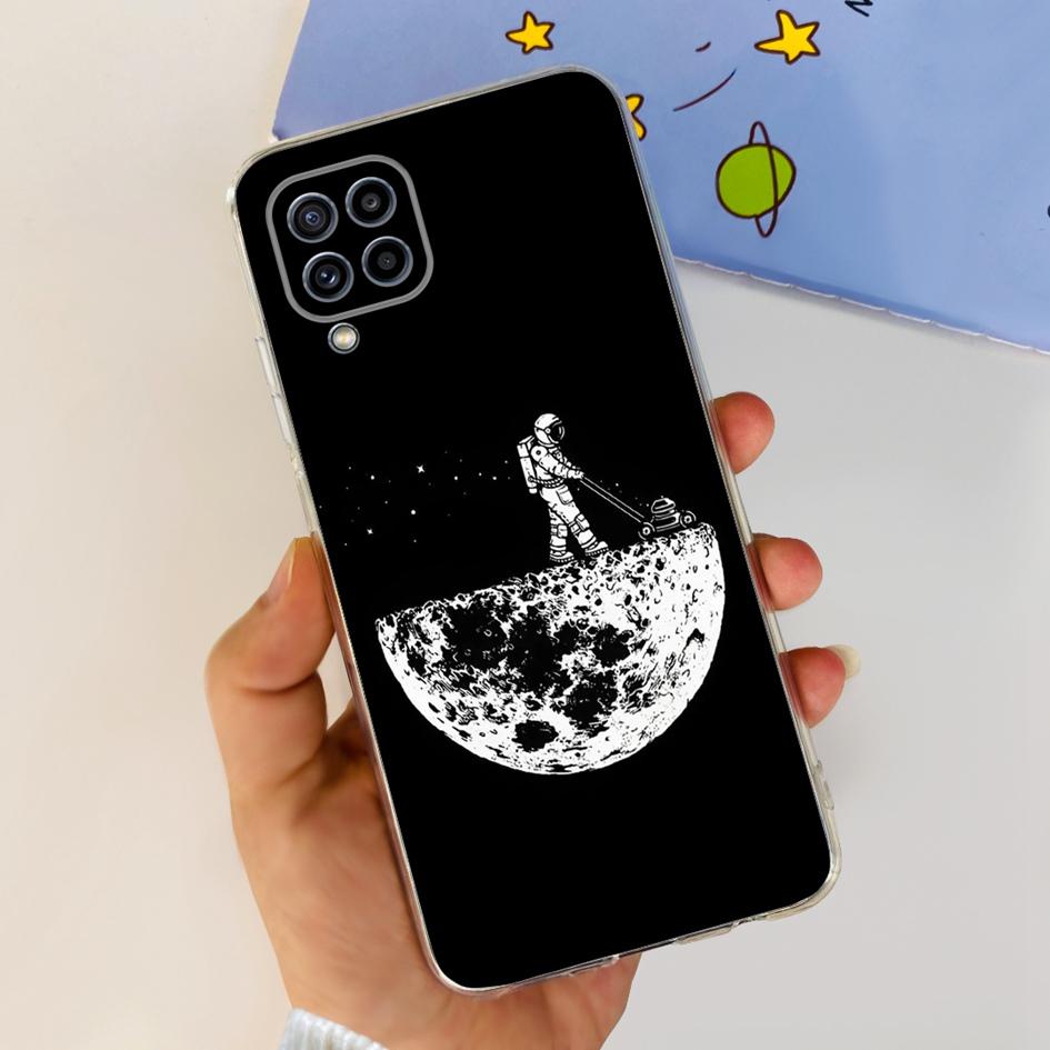 Чехол для Samsung M32 Чехол Galaxy M32 SM-M325F Милый Модный Цветок Мультяшный Мягкие Чехлы Для Samsung M22 F22 M52 5G SM-M526B Бампер