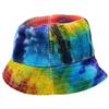 Boho Festival Hat Patched Hemp Cotton Tie-Dye