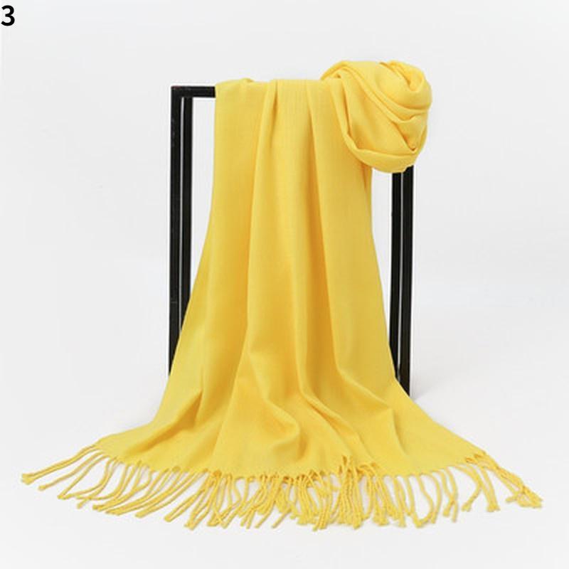 2021 Women Cashmere Scarves with Tassel Lady Winter Autumn Long Scarf High Quality Keep Warm Female Shawl Thicker Men Scarf