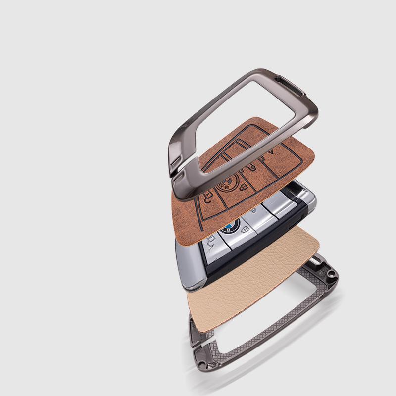 Чехол для ключей из цинкового сплава, чехол-брелок для BMW 1, 3, 5, 7 серии X1, X3, X4, X5, F10, F15, F16, F20, F30, F18, F25, M3, M4, E34