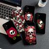 Чехол для Samsung Galaxy Note 20 9 8 S8 S10 S9 Plus A54 A33 A21S A31 M21 S10E A17 Coque Чехол для телефона Цветочный дизайн Череп Цветок Роза