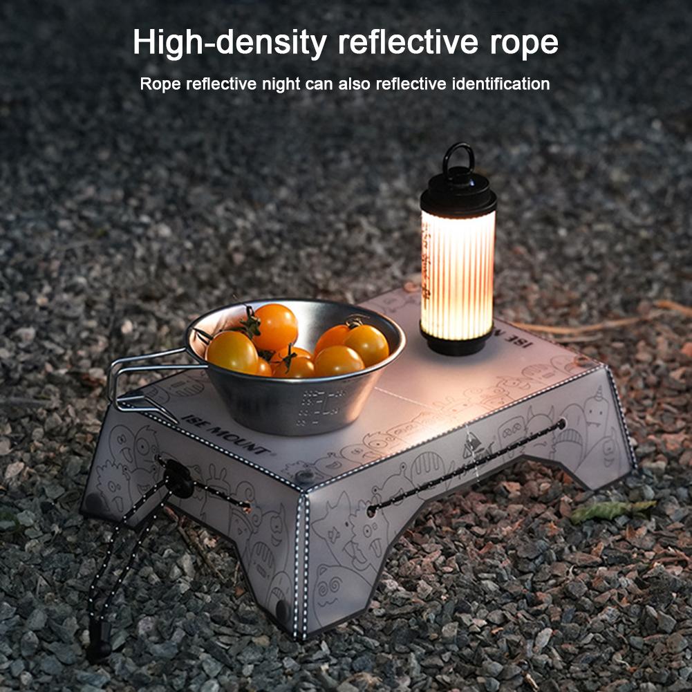 Складной походный столик Ультралегкий маленький стол для пешего туризма Портативный мини-обеденный стол Многофункциональный для кемпинга, пеших походов