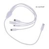 4-в-1 USB C к Multi Зарядному Кабелю USB C к Micro USB + Type C Универсальный