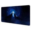 Fantasy Wolf theme Mouse Pad Desk Mat Stitched Edge NonSlip Durable pad for computer mouse Starry Wolf Gaming pads tapis souris