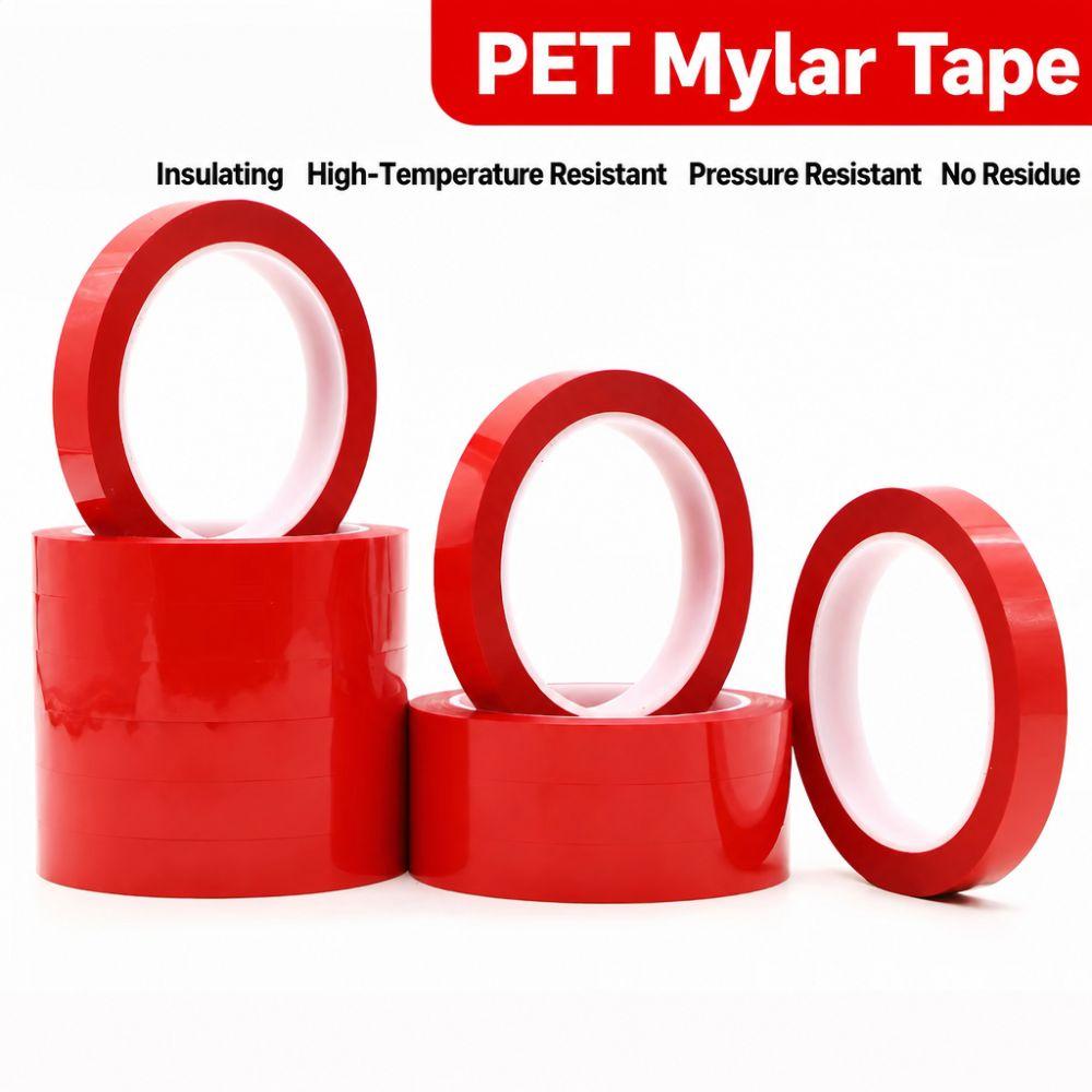 3/5/8/10mm Width Marking Tape 66 Meters Mylar Tape High Insulate Whiteboard Tape
