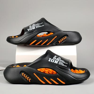 Летние модные мужские тапочки, удобная противоскользящая пляжная обувь, повседневные тапочки большого размера