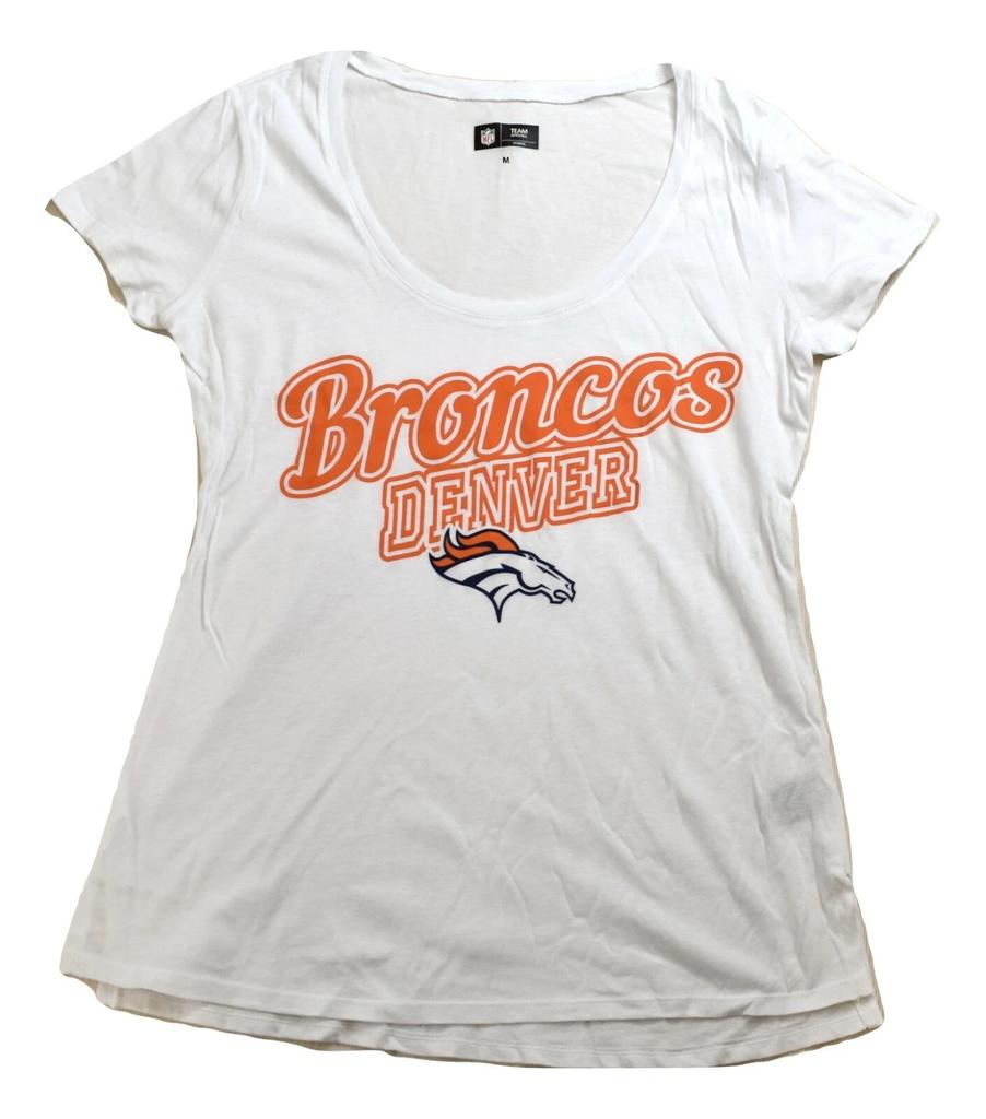 NFL Team Apparel Womens Denver Broncos Football Shirt New M