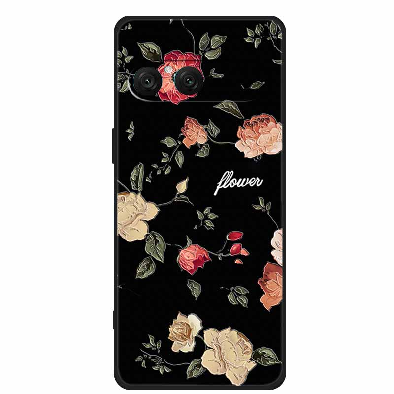 3D Emboss Case For Sony Xperia 10 VII 5G Phone Case Flowers Silicone Soft Coque Funda For Sony Xperia 10 VII Back Cover Case Bag