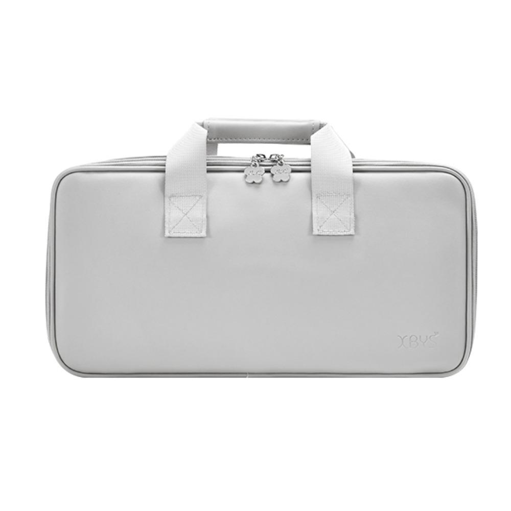 65/75/87/98 Keys Mechanical Keyboard Storage Bag Thickened Fabric Large Capacity Keyboard Protective Bag Waterproof PU Leather