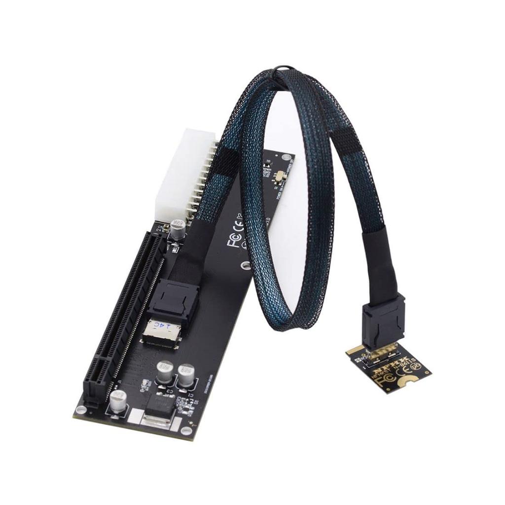 Chenyang Oculink To Host Adapter Win Max2 for External Graphics Card SSD SFF-8612 - PCI-E 3.0/4.0 M.2 M-Key SFF-8611 eGPU/GPD &