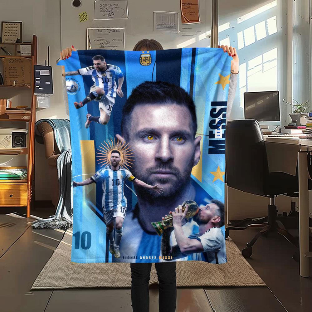 Leo poster FlAannel Blanket, High quality Comfortable for All Seasons, Home Decor, Warmth and Comfort