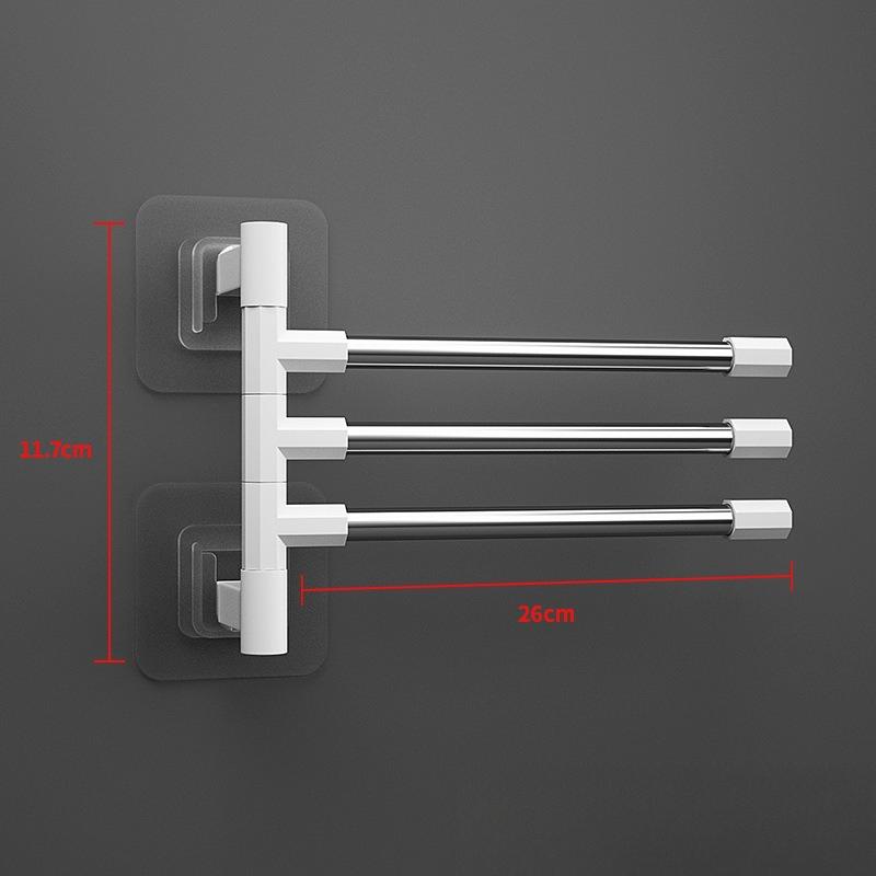 Антикоррозийная вешалка для полотенец, стабильная, практичная, настенный крючок для ванной комнаты