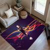 Football Player Action Floor Rug Office Rug Suitable for Study room Playrooms Hallway Outdoor Antislip Carpet Anime Office Decor Wedding Party Gift