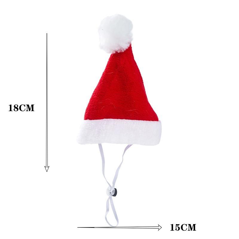 1-20 шт. Рождественские аксессуары для питомцев, Рождественский шарф и шапка для собаки, Шапка для кошки, Праздничный костюм для собаки, Рождественская одежда для питомцев
