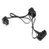 Один перетащить два OBD-II 16-контактный разъем для двух разъемов Y-образный диагностический инструмент локтевой соединительный кабель