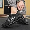 Летние мужские кроссовки, летающие туфли с ткаными лезвиями, легкие повседневные кроссовки с дышащей сеткой, большие размеры, Zapatillas Hombre