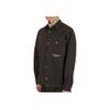 STONE ISLAND Button Down Collar Striped Logo Long Sleeve Jacket Men Jacket Dark-Gray 8015109X3-V0065