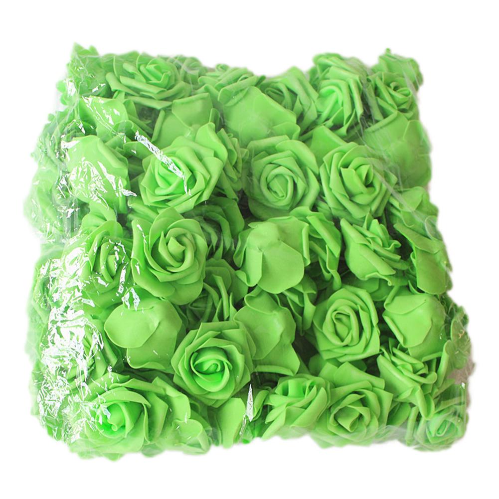 100 шт. 7 см букет искусственных цветов из пеноматериала в нескольких цветах для свадеб и декора своими руками