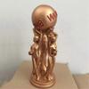 The World is Your Statue Trophy for Office Home Decoration Birthday Graduation Ceremony Resin Statue