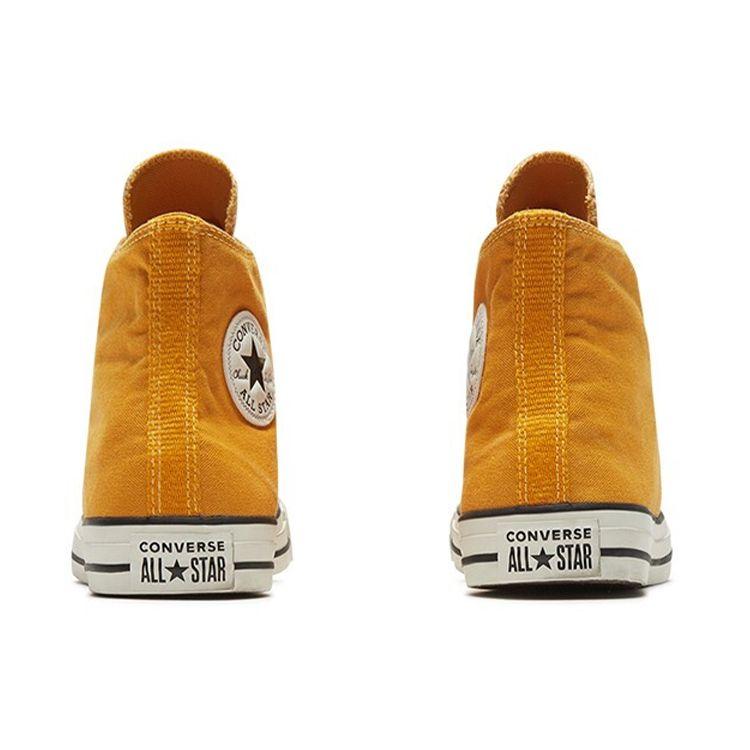 Converse Chuck Taylor All Star Hi Винтажные Удобные Универсальные Прочные Высокие Кеды из Канваса Унисекс Кроссовки Желтые 167959C