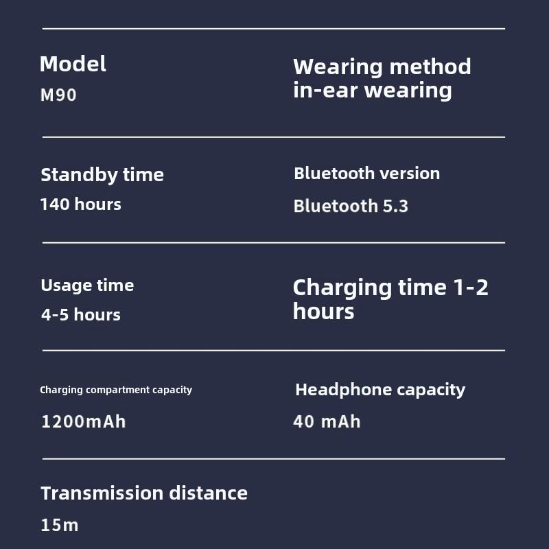 Bluetooth-гарнитура с длительным сроком службы, высокой мощностью, беспроводное шумоподавление, игровая гарнитура TWS для киберспорта, Bluetooth