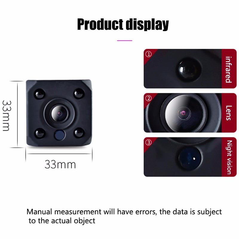 Мини-камера Wi-Fi HD, маленькая камера, датчик 1080P, видеокамера ночного видения, микровидеокамера