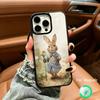 Cute R-Rabbit P-Peter For IPhone17 16 15 14 13 12 11 Plus Pro Max Plus Wireless Charger Phone Case