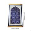 Muslim Prayer Rug Carpet Unique Nonslip Thick Ornament Cushion Mat Floormat for Travel