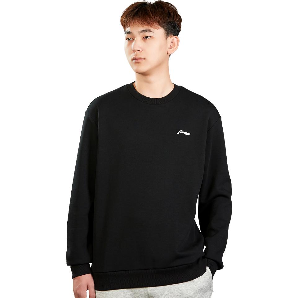 Толстовки Li Ning Мужские с круглым вырезом Средняя обычная AWDTD81-1