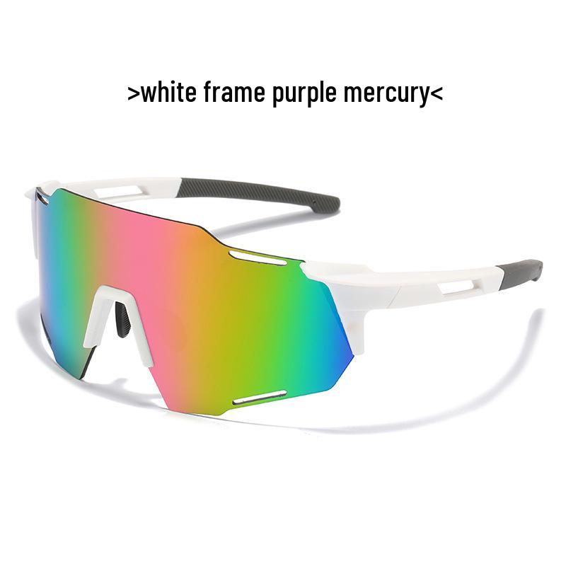 White Frame Photochromic Cycling Glasses - Day & Night UV Protection for Men & Women