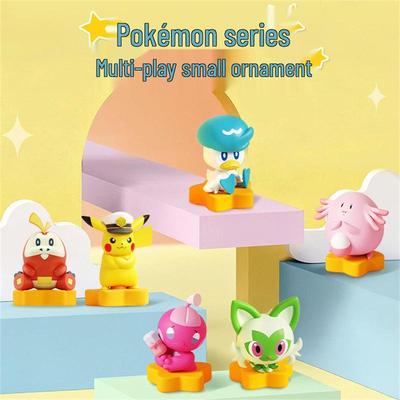 Оригинальная серия Pokémon Fun: Настольное украшение «Капитан Пикачу» из слепой коробки