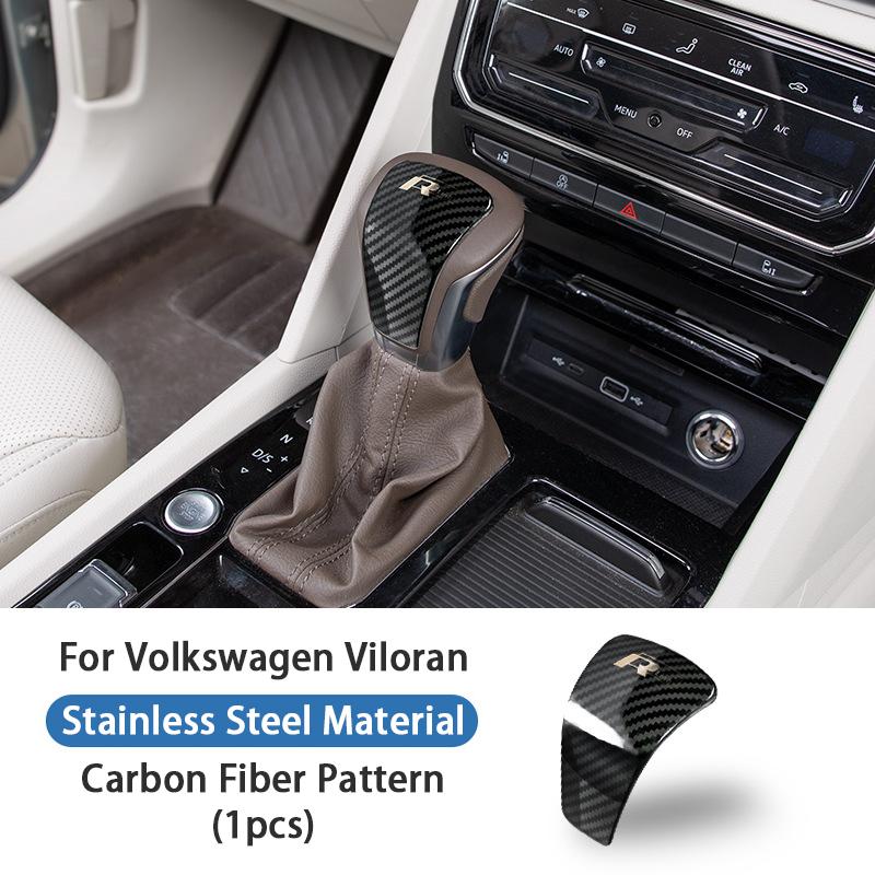 OPQ1 VW 2026 Hot 3D Metal Car Gear Lever Decorative Stickers Gearbox R line Emblem Badge Gear Shift Handle Cover For VW Volkswagen Vi