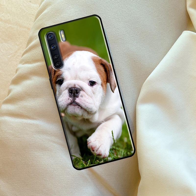 French Bulldog Case For Oppo A96 A76 A16 A18 A38 A58 A78 A98 A74 A94 A54 A80 A60 A40 A15 A17 A57 A5 A6 Pro