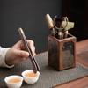 High-end Accessible Luxury Tea Ceremony Six Gentlemen Suit Walnut Rock House Tea Making Tools Supplies Tea Table Accessories