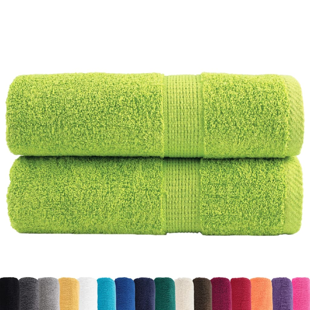 Premium Washcloths SOLUND 2 pcs Apple Green 30 x 30 cm 600 g m²