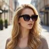 New Cat-Ear Frame Sunglasses Feature A Vintage And Modern Style With A Touch Of Bold And Edgy Flair  For Women 5256