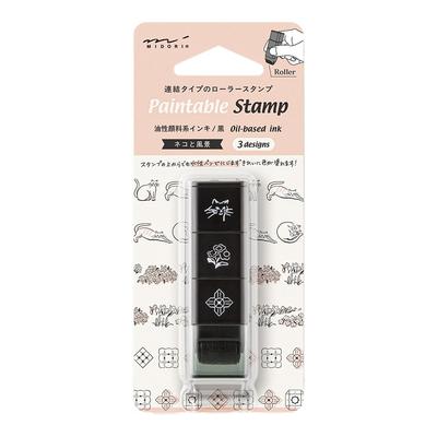 Ролик-штамп Midori с рисунком кошки и пейзажа 35627006